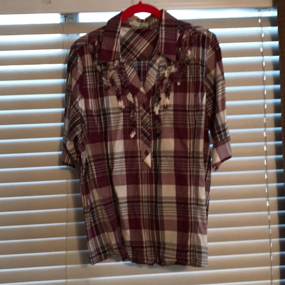 Maurices Tops - Maurices Plaid Shirt